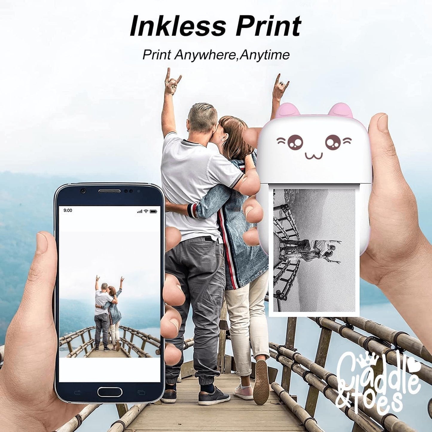 Mini thermal Printer - Print effortlessly anywhere !!