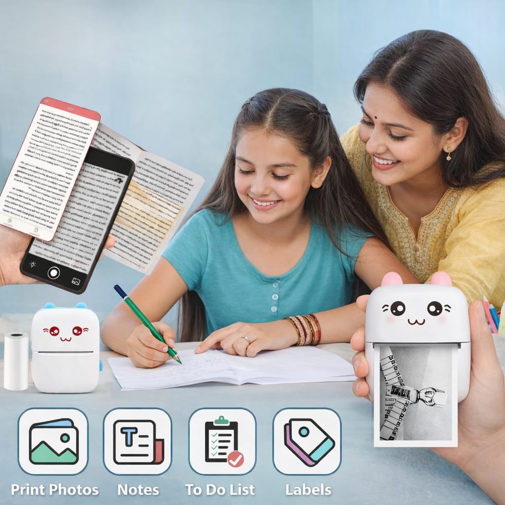 Mini thermal Printer - Print effortlessly anywhere !!