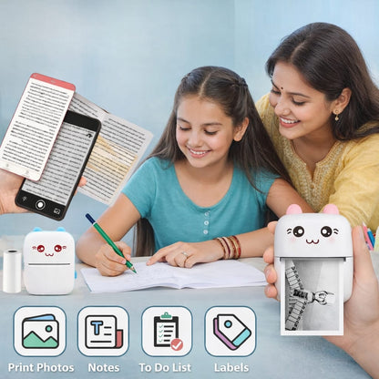 Mini thermal Printer - Print effortlessly anywhere !!