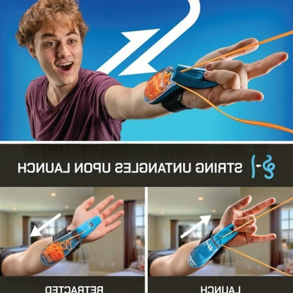 Glowing Spiderman toy webshooter